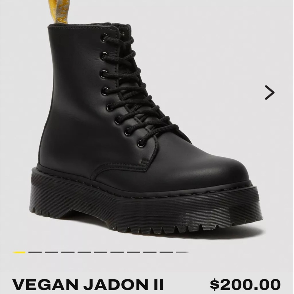 Dr. Martens Vegan Jadon II Black Platform Boots